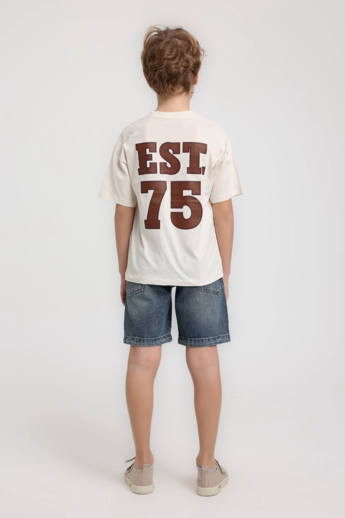 5-14 Yaş Lucius Doren Erkek Çocuk Takım-Ekru