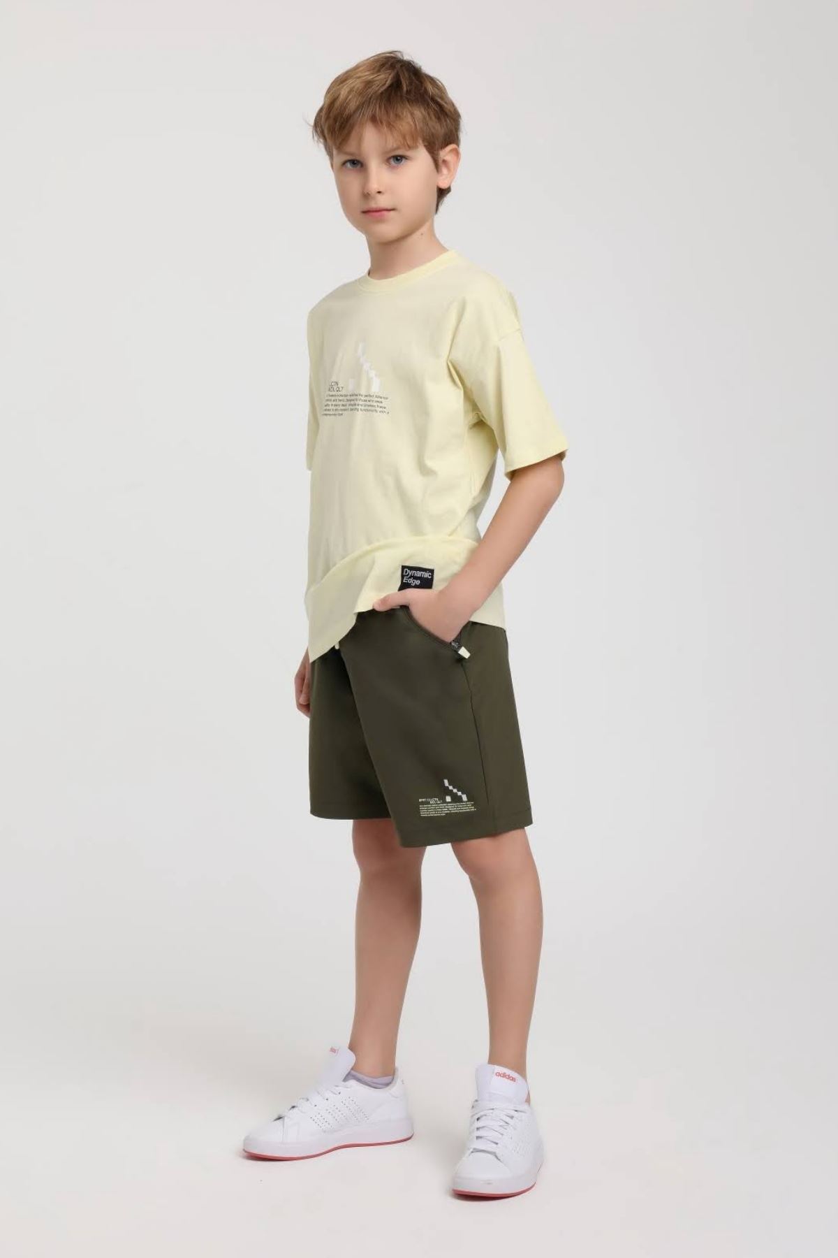 5-14 Yaş Bastian Drax Erkek Çocuk Takım-Haki