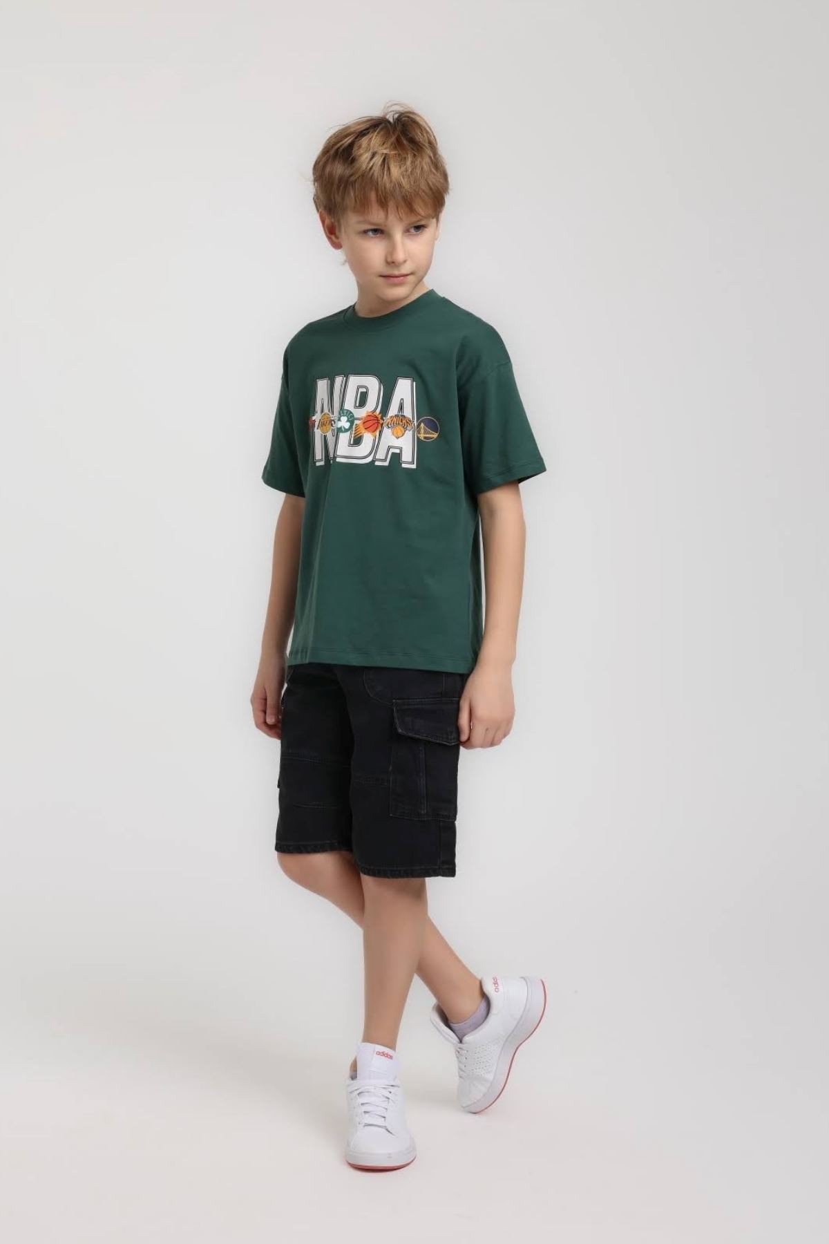 5-14 Yaş Enzo Rogue Erkek Çocuk Takım-Haki