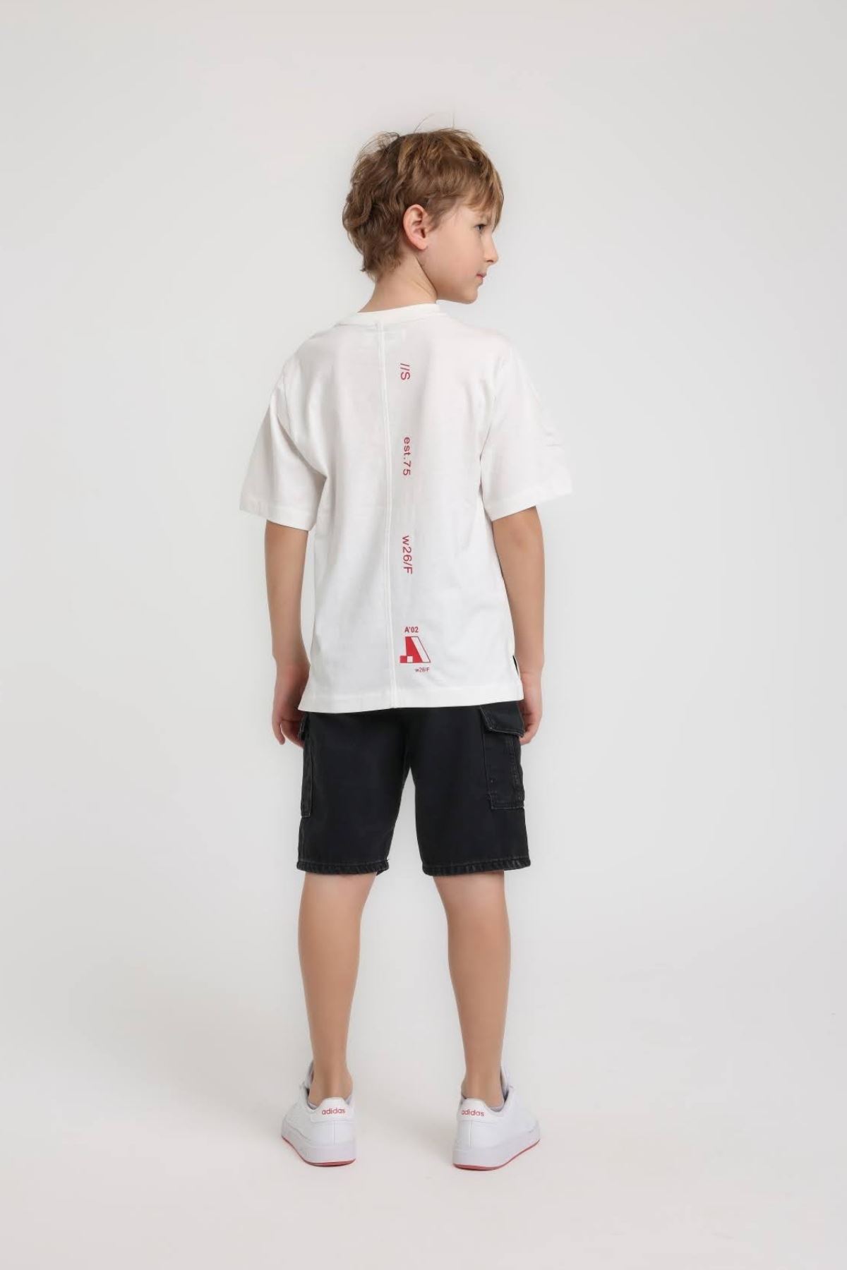 5-14 Yaş Rafael Sorel Erkek Çocuk Takım-Ekru