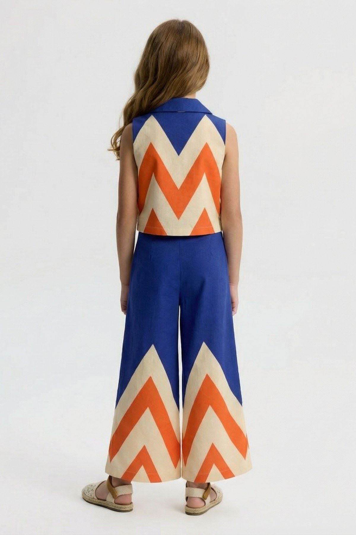 4-14 Yaş Êloise Designer Kız Çocuk Takım-Parlament