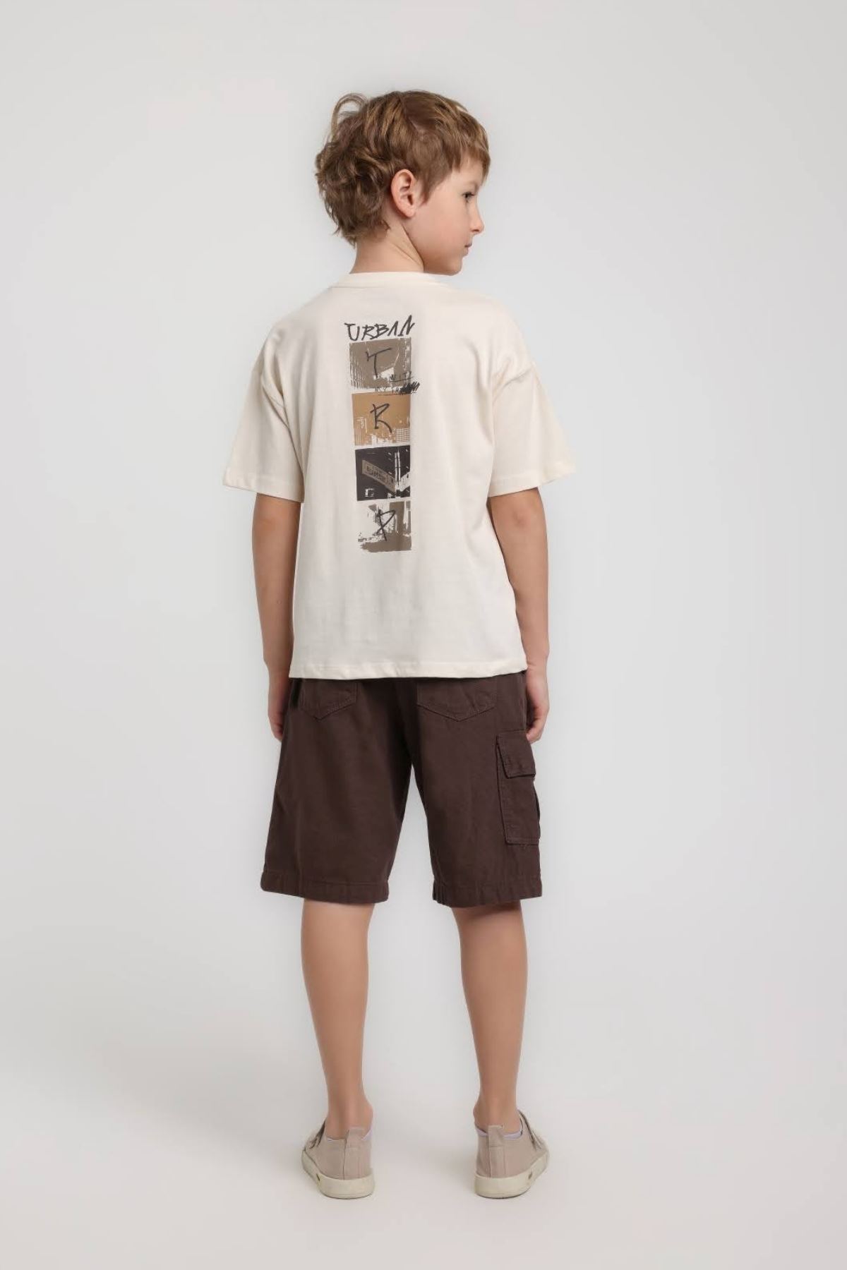 5-14 Yaş Mirox Klyren Erkek Çocuk Takım-Latte