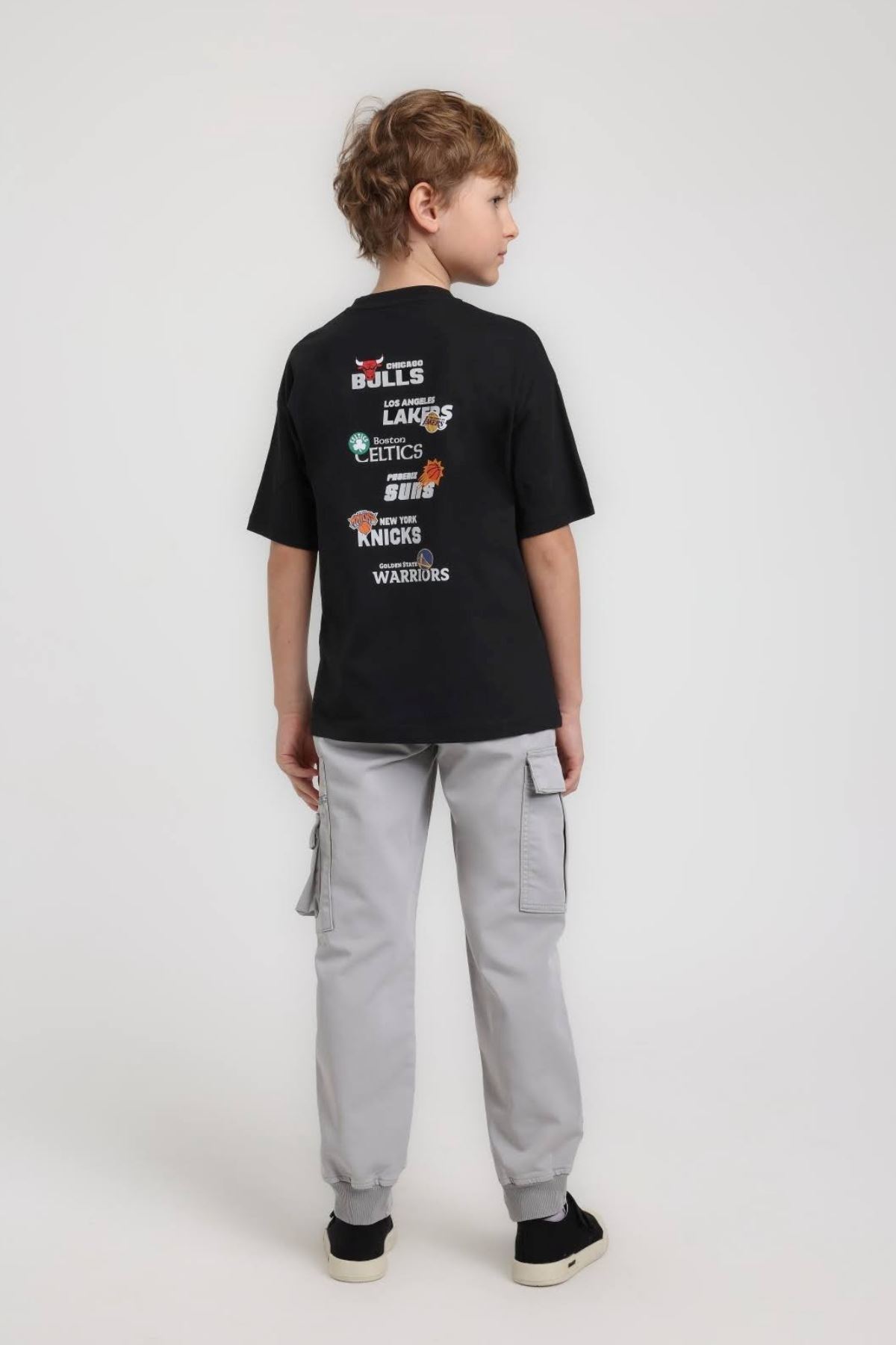 5-14 Yaş Mael Corven Erkek Çocuk Takım-Siyah