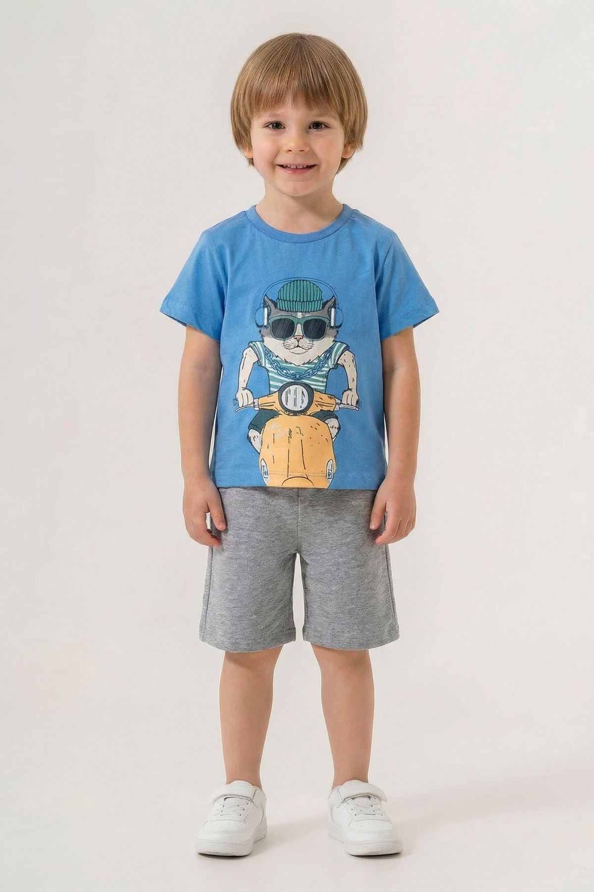 2-5 Yaş Star Cool Erkek Çocuk Takım-Saks