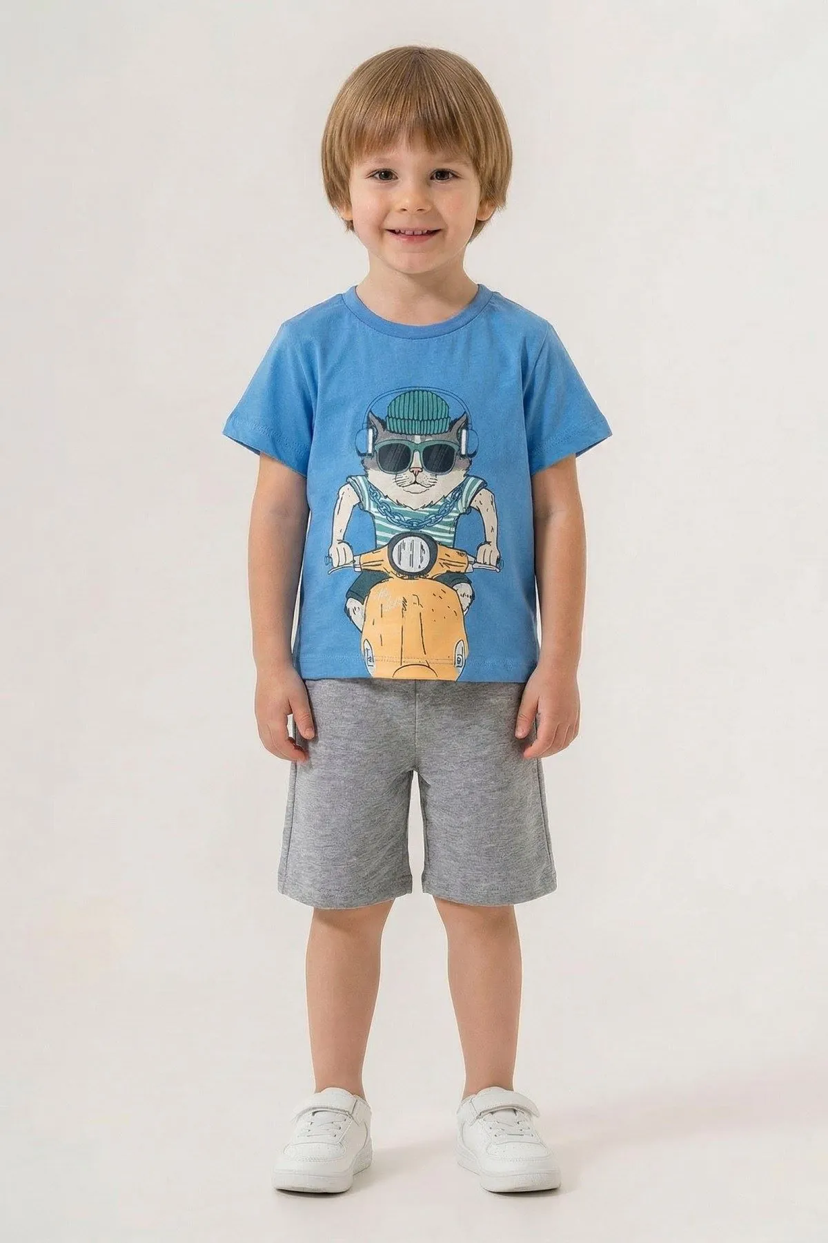 2-5 Yaş Star Cool Erkek Çocuk Takım-Saks