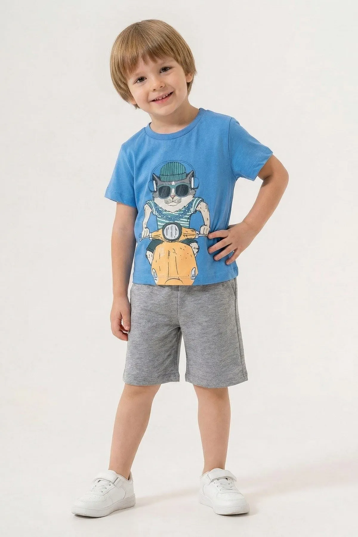 2-5 Yaş Star Cool Erkek Çocuk Takım-Saks