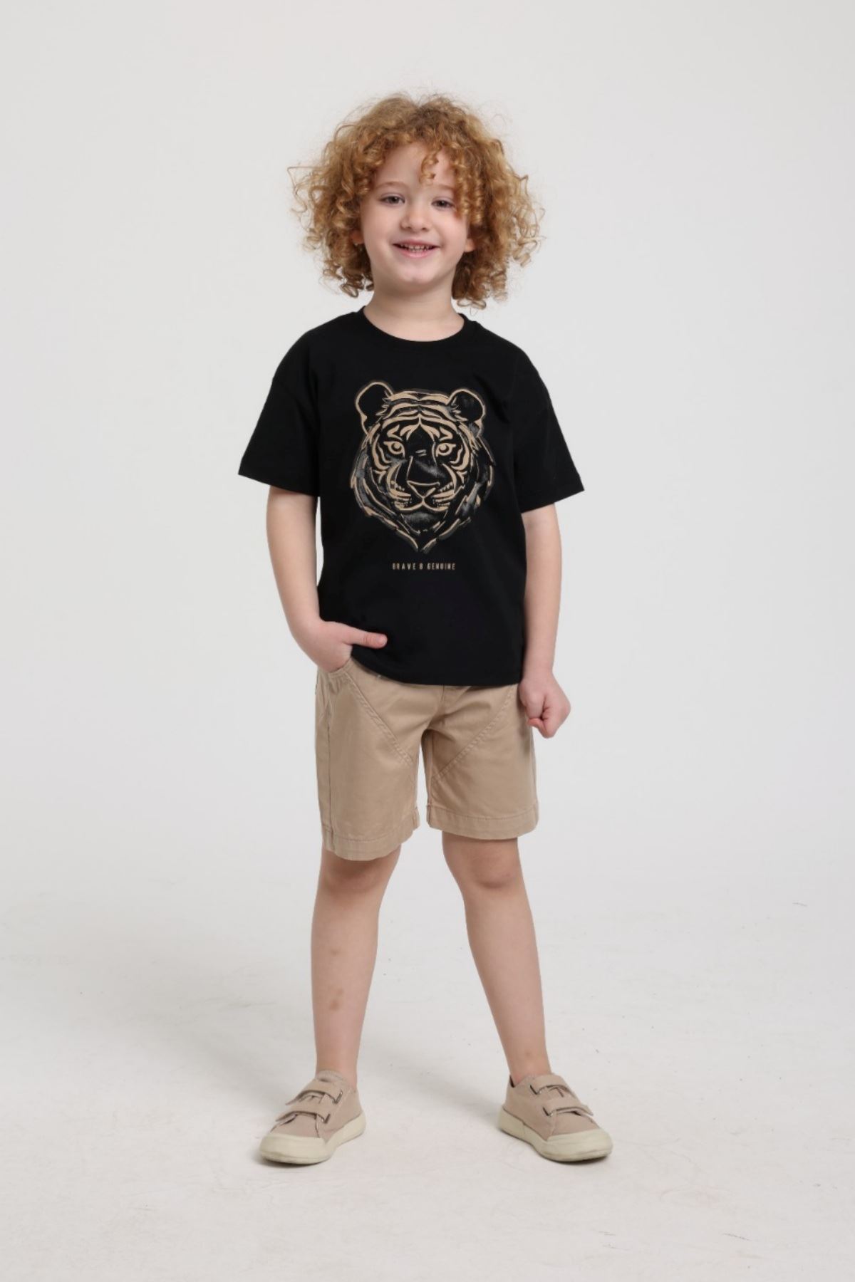 1-5 Yaş Nico Lux Erkek Çocuk Takım-Siyah