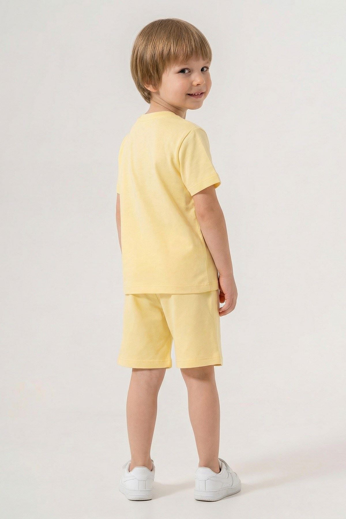 6-9 Yaş Athletic Surf Erkek Çocuk Takım-Sarı