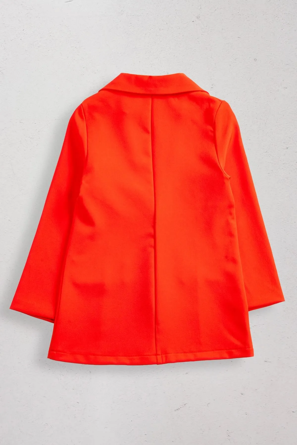 9-14 Yaş Magnolia Kız Çocuk Blazer Ceket-Oranj