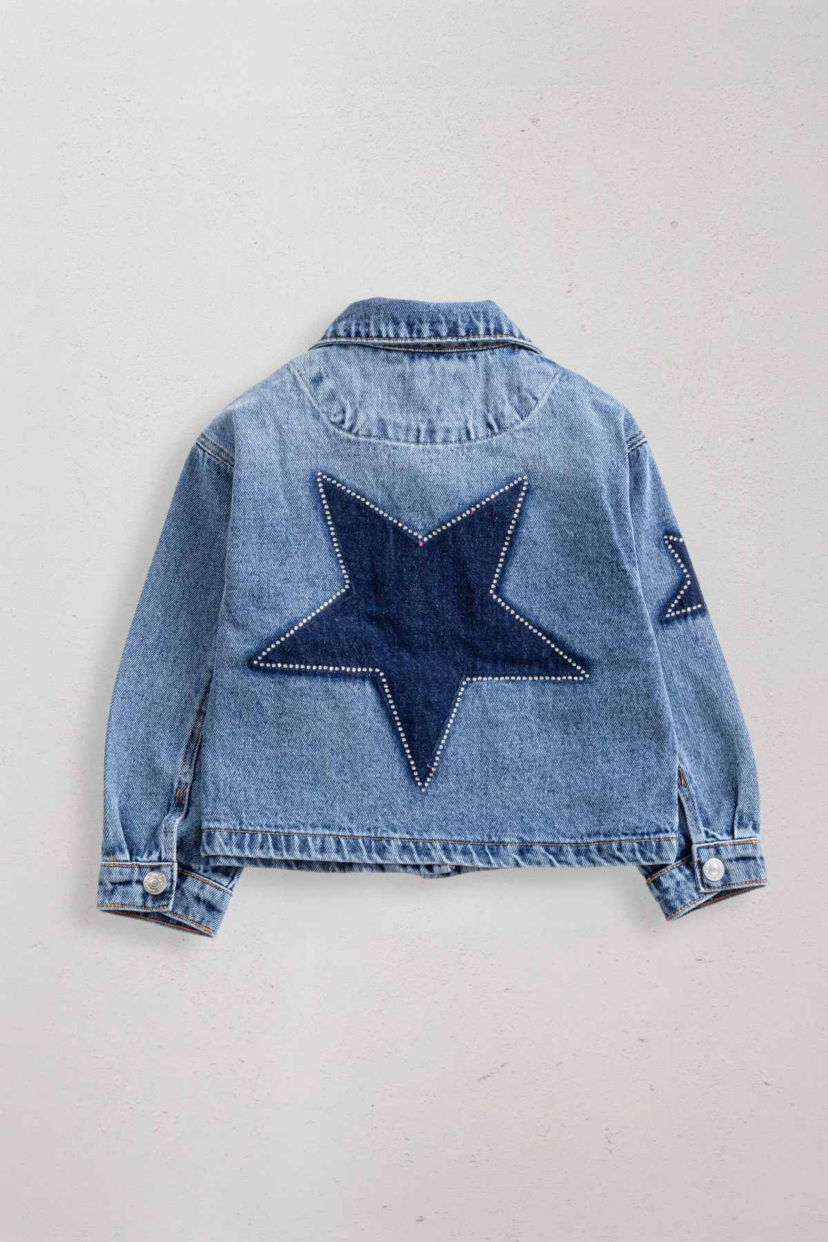 5-14 Yaş New Magic Kız Çocuk Ceket-İndigo