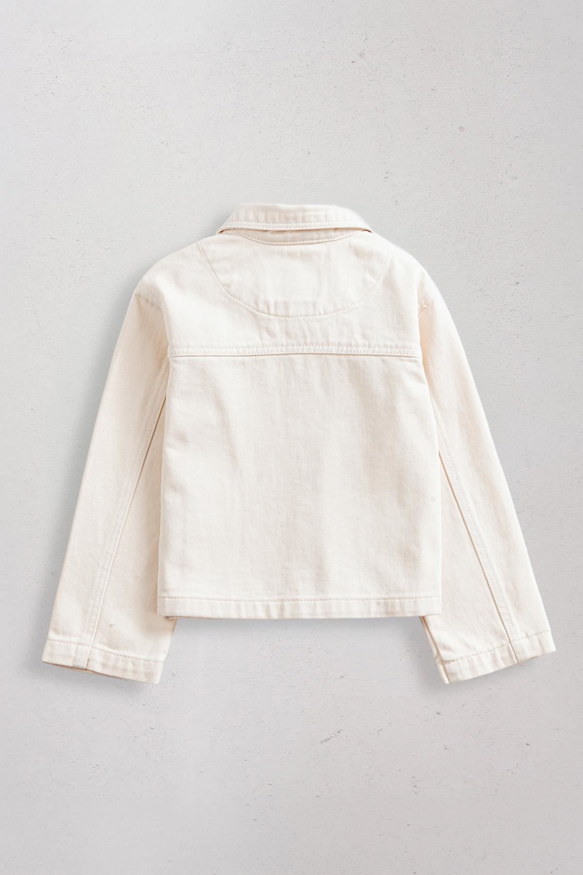 5-14 Yaş Love Story Kız Çocuk Ceket-Latte