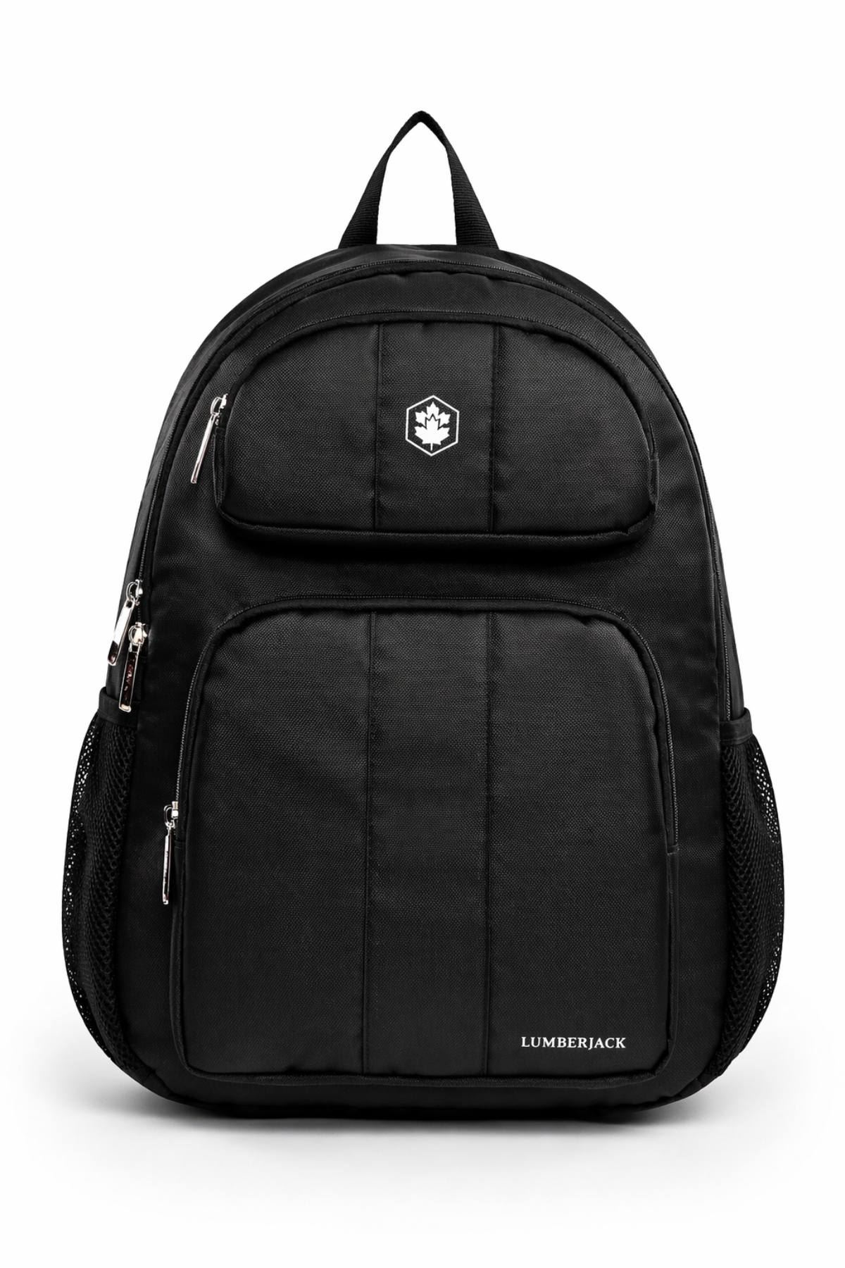 Lisanslı Lumberjack Sırt Çantası-Siyah