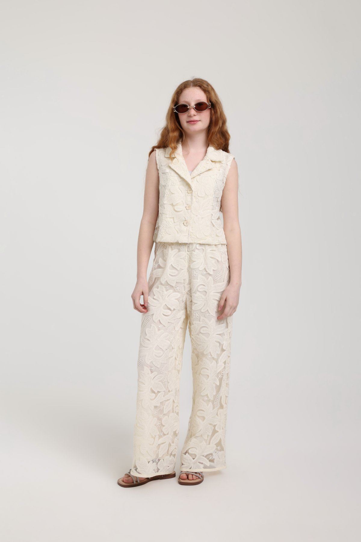 8-14 Yaş Berceste Prime Kız Çocuk Takım-Latte