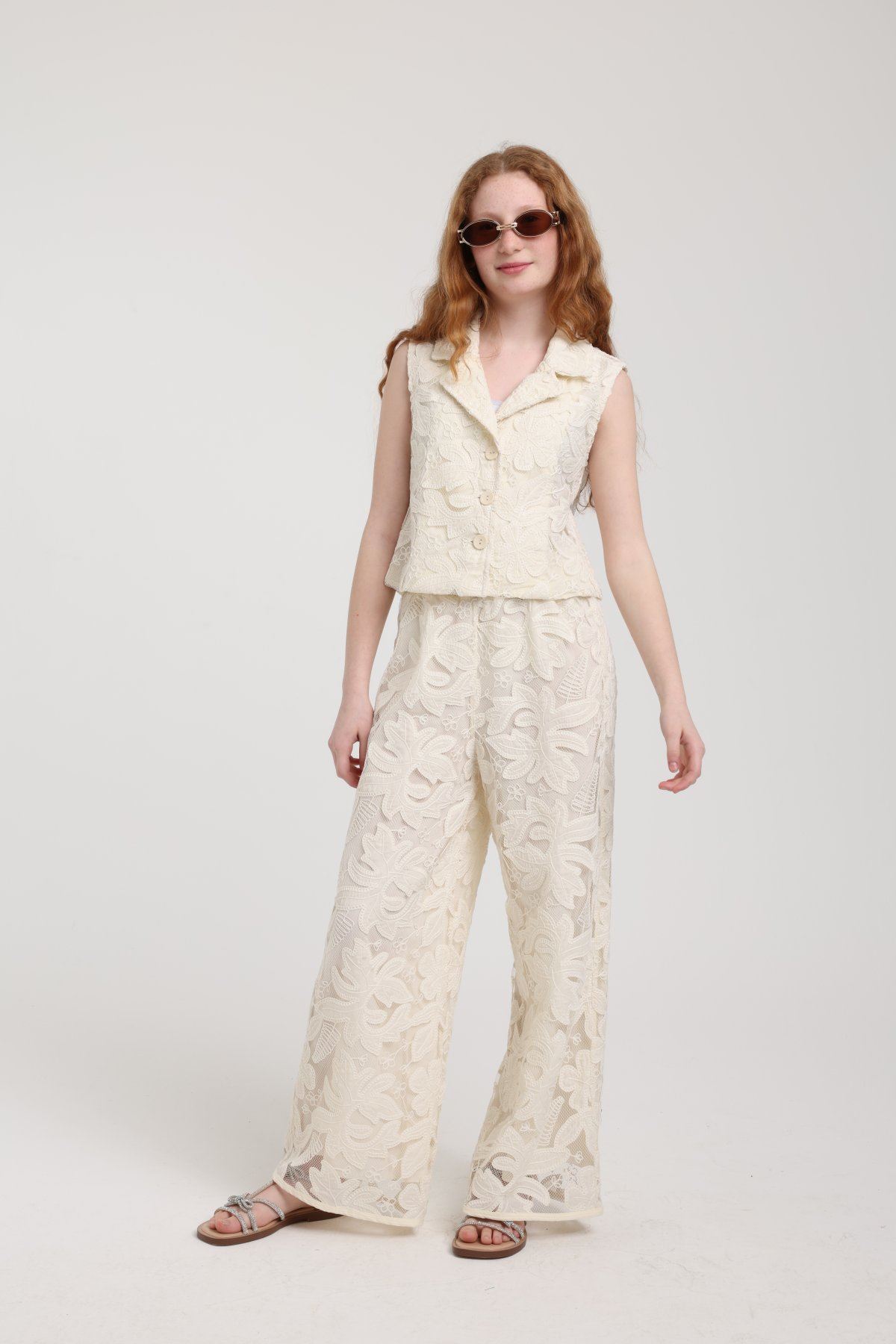 8-14 Yaş Berceste Prime Kız Çocuk Takım-Latte