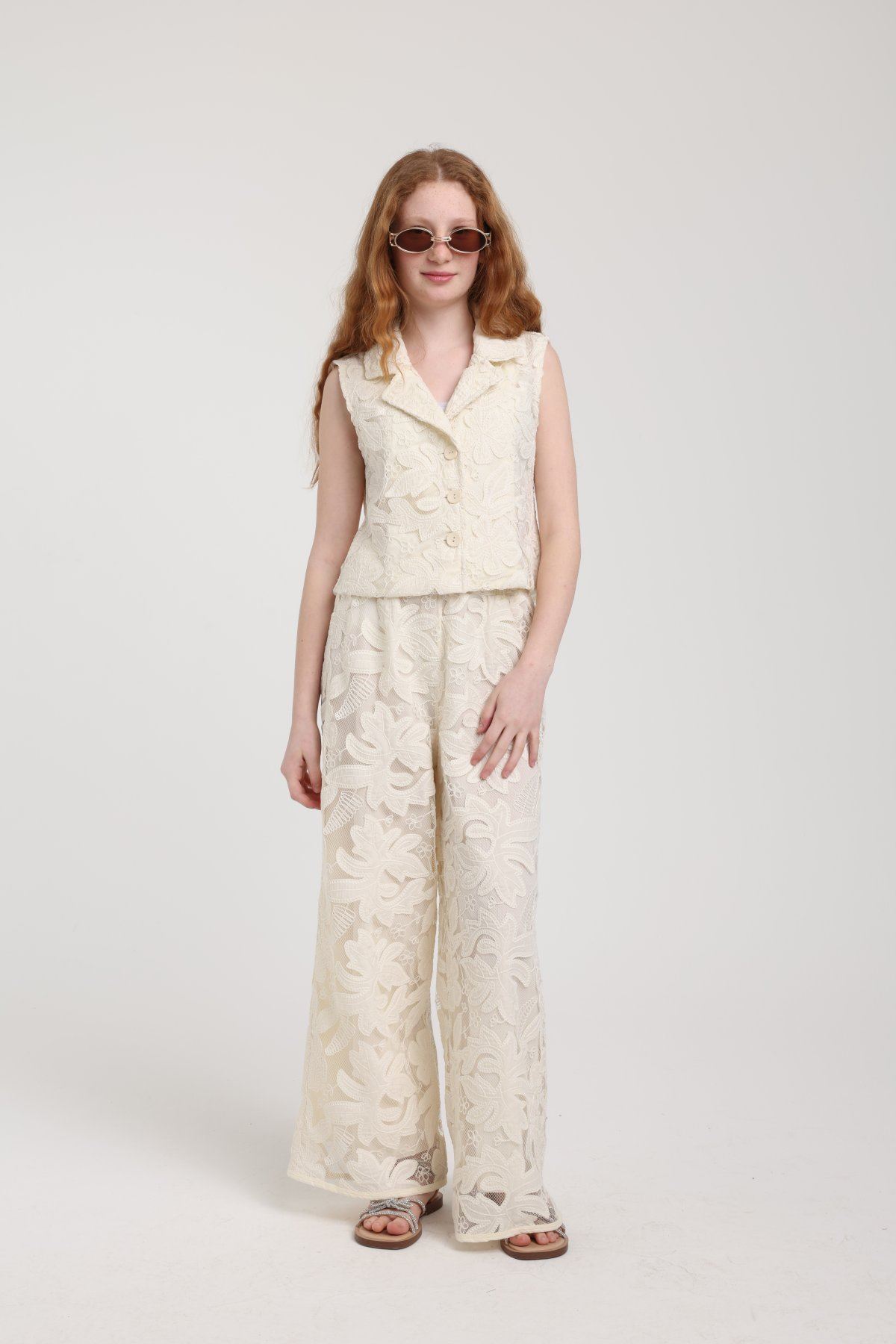 8-14 Yaş Berceste Prime Kız Çocuk Takım-Latte