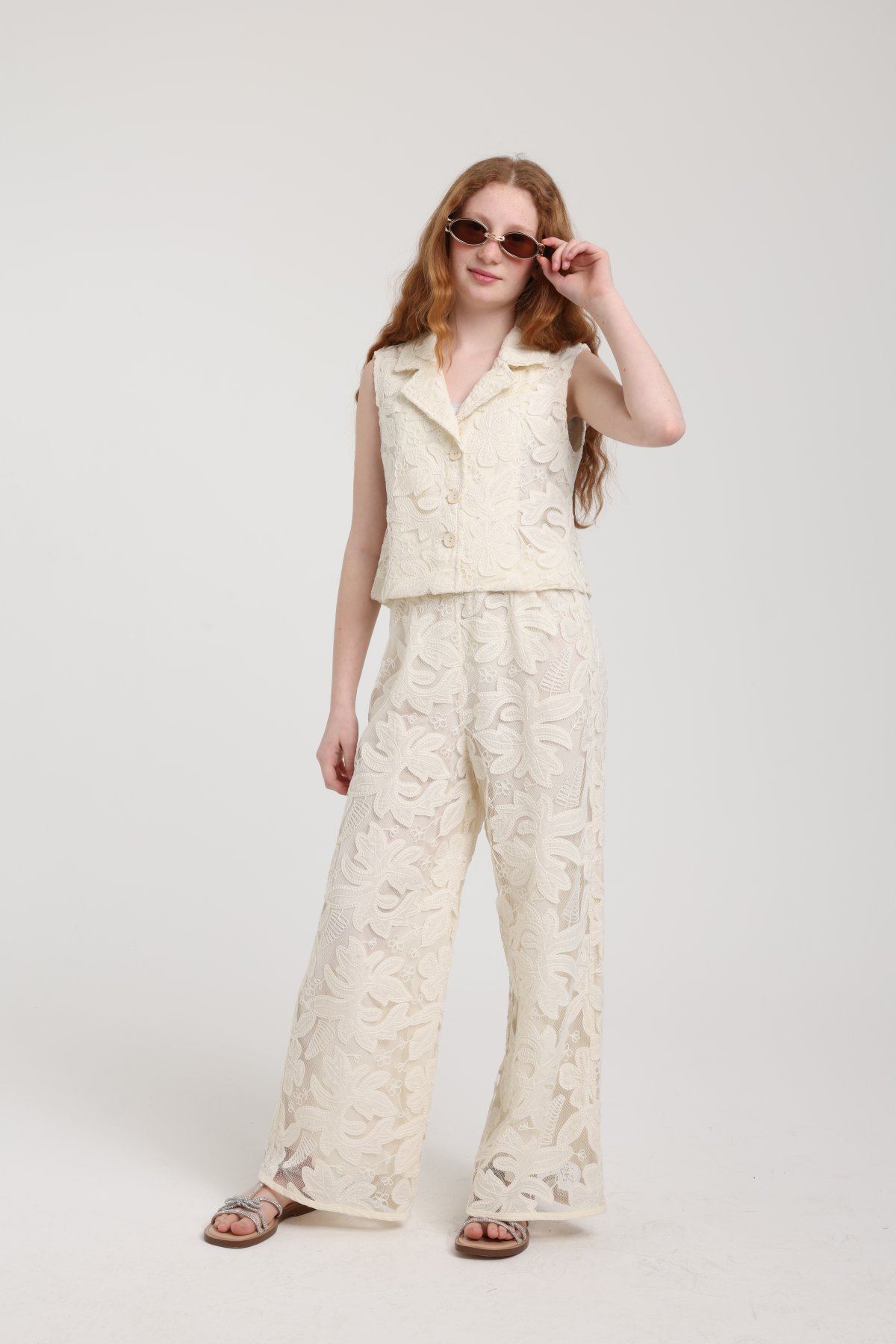 8-14 Yaş Berceste Prime Kız Çocuk Takım-Latte