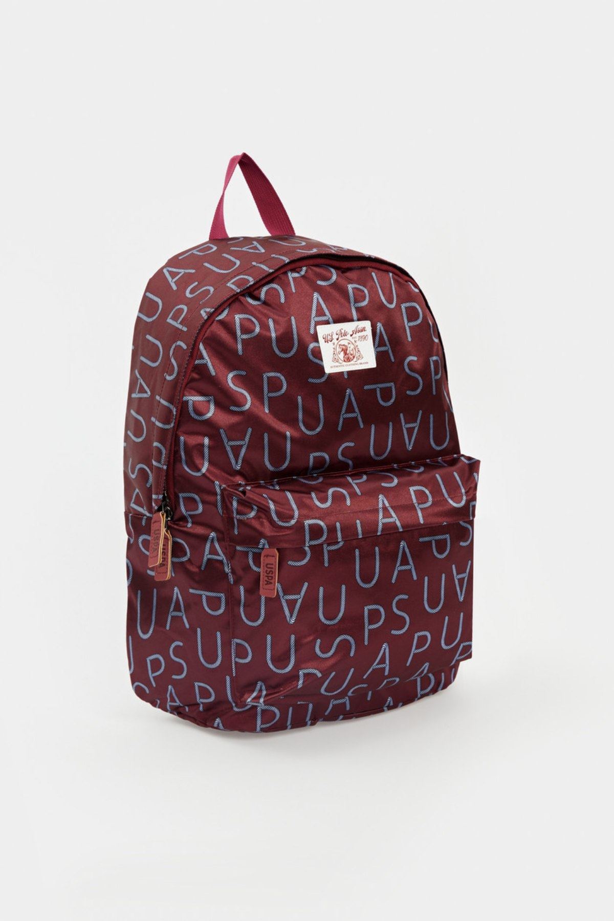 Lisanslı Us Polo ASSN Sırt Çantası-Bordo