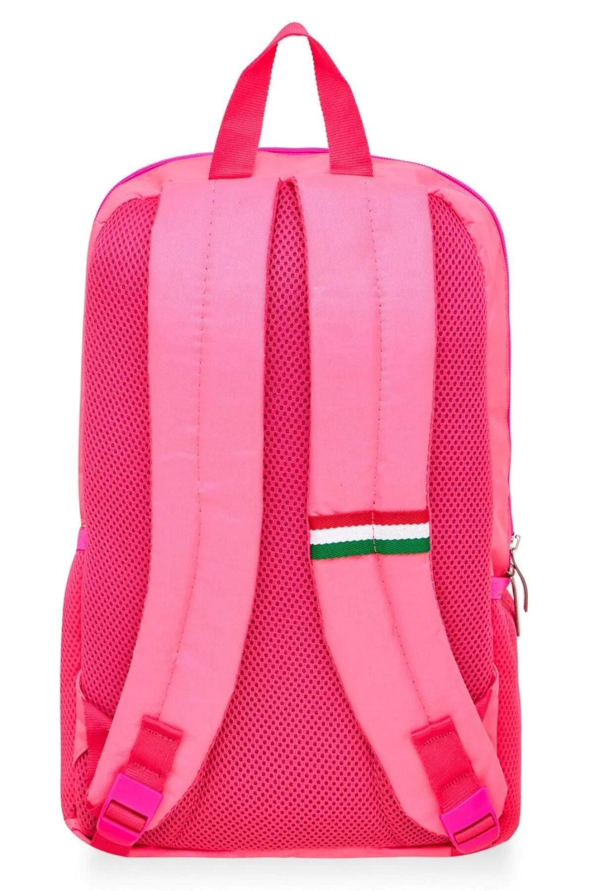 Lisanslı Lumberjack Sırt Çantası-Pembe