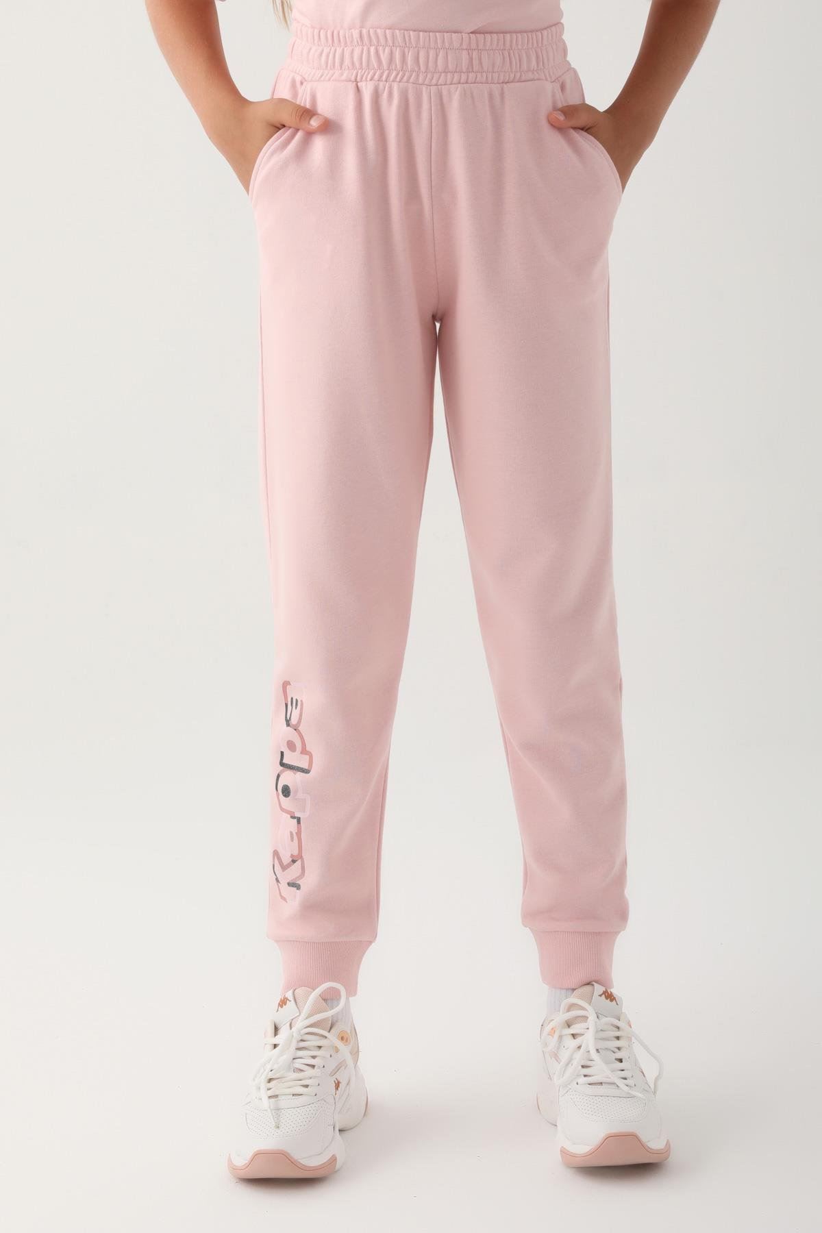 7-16 Yaş Lisanslı Kappa Kız Çocuk Eşofman Altı-