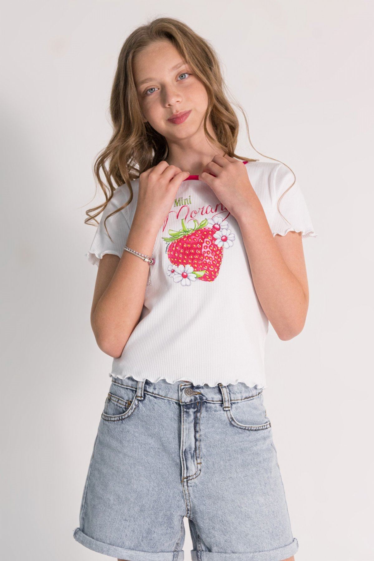 9-14 Yaş Mila Baby Kız Çocuk T-Shirt-Fuşya