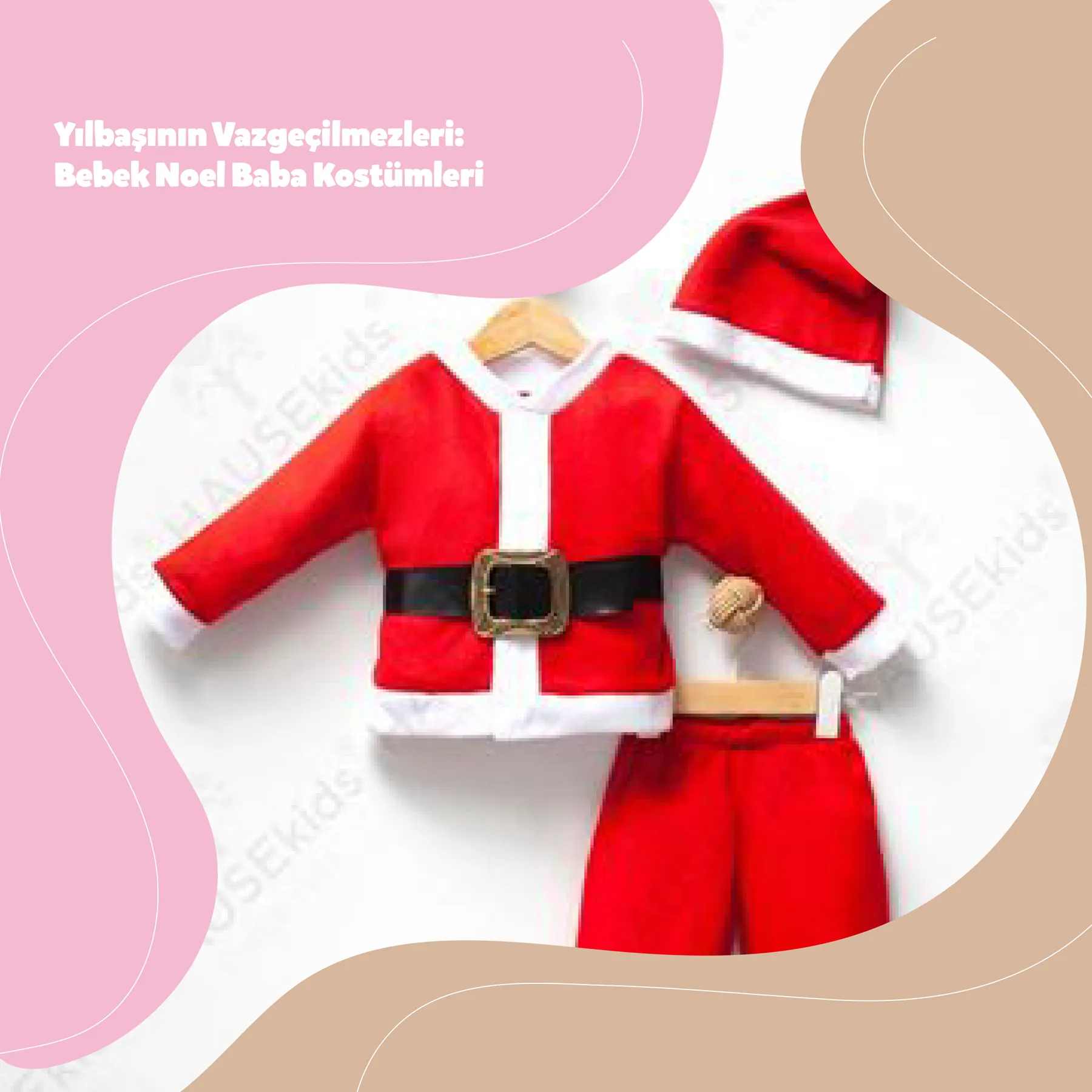YILBAŞININ VAZGEÇİLMEZİ: NOEL BABA BEBEK KOSTÜMLERİ