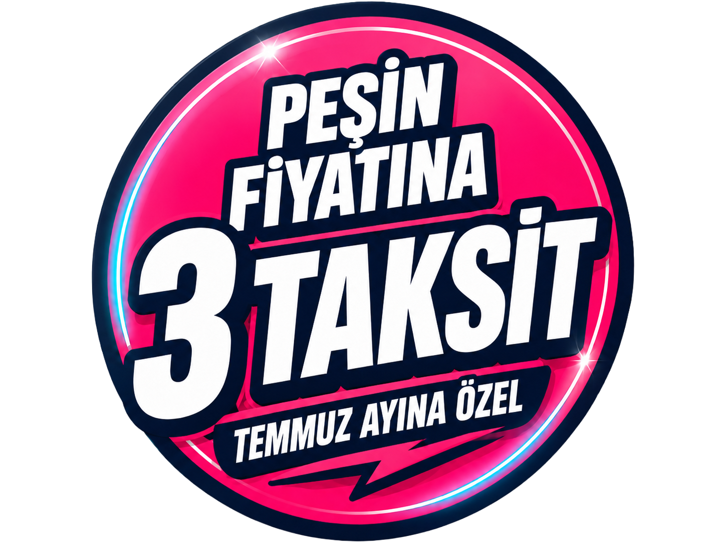 Vade Farksız 3 Taksit İmkanı