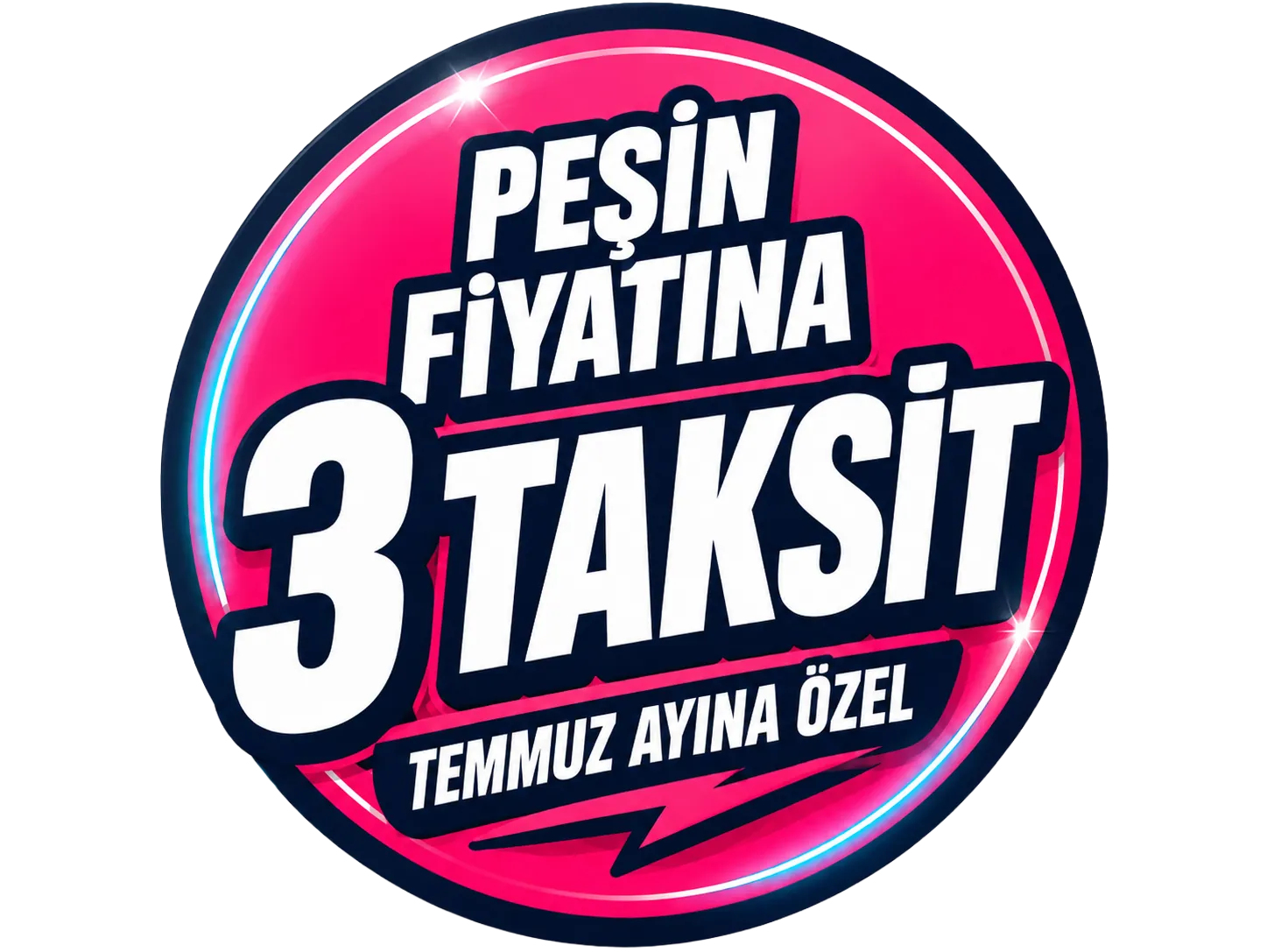 Vade Farksız 3 Taksit İmkanı