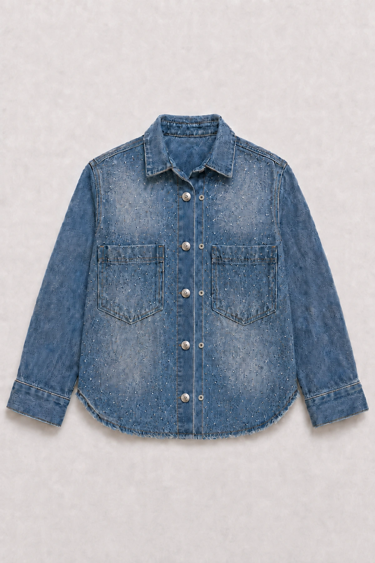 4-14 Yaş Premium Magic Kız Çocuk Ceket-Mavi