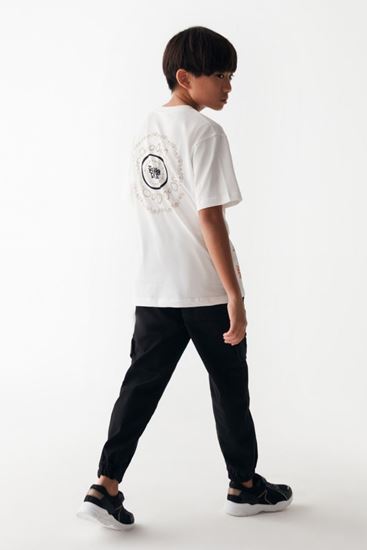 8-14 Yaş Joshua Black Erkek Çocuk Takım -Ekru-