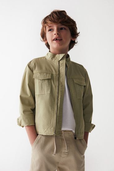 4-8 Yaş Hause Blend Erkek Çocuk Ceket -Haki-