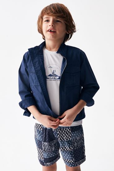 4-8 Yaş Hause Blend Erkek Çocuk Ceket -Lacivert-