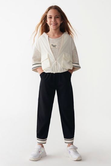 8-14 Yaş All Style Stayon Kız Çocuk 3'Lü Takım -Krem-