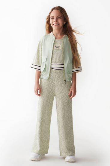 8-14 Yaş All Style Best Kız Çocuk 3'Lü Takım -Yeşil-