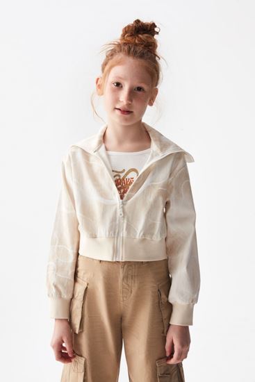 8-14 Yaş Madrid Chueca Kız Çocuk Ceket -Latte-
