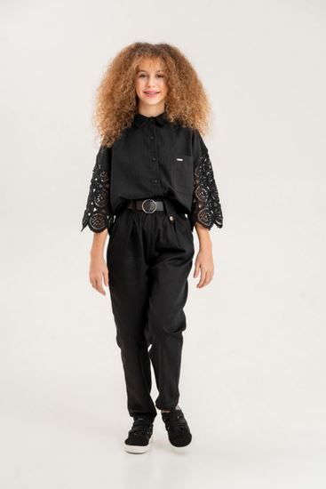 8-14 Yaş Tatiana Pavlova Kız Çocuk 3'Lü Takım -Siyah-