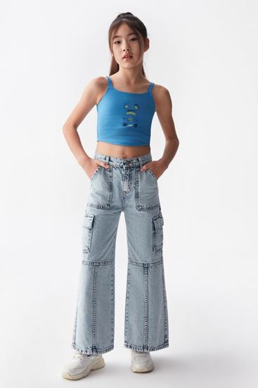 8-14 Yaş Katalonya Blue Kız Çocuk Takım -Mavi-