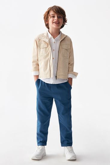 4-8 Yaş Hause Blend Erkek Çocuk Ceket -Krem-