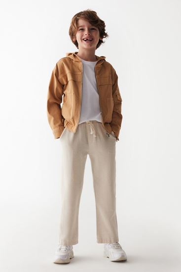 4-8 Yaş Pablore İtaly Erkek Çocuk Ceket -Camel-