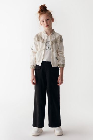 8-14 Yaş Paloma Tuvana Kız Çocuk 3'Lü Takım -Krem-