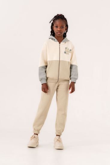 6-9 Yaş Fabulous Kız Çocuk Hırkalı Takım -Yeşil-