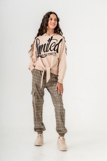 10-15 Yaş Limited Cool Cargo Kız Çocuk 3'Lü Takım -Koyu Latte