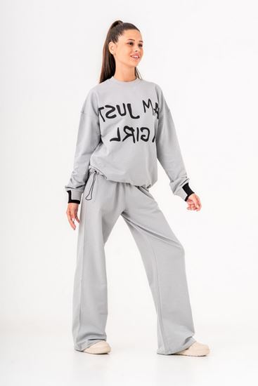 8-14 Yaş Mussness Cool Kız Çocuk Takım -Uzay Grisi-