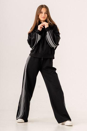 9-15 Yaş Regnum Love Kız Çocuk Eşofman Takım -Siyah-