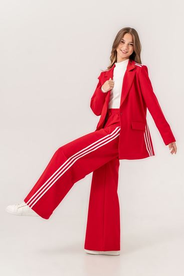 9-15 Yaş Royal Design Kız Çocuk Takım -Kırmızı-