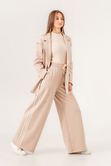 9-15 Yaş Royal Design Kız Çocuk Takım -Latte-