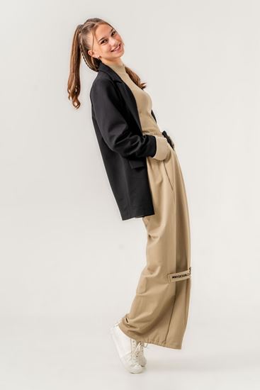 9-15 Yaş Royal Premium  Kız Çocuk Takım -Siyah/Latte-