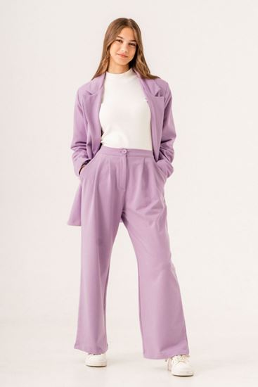 9-16 Yaş Nişantaşı Royal  Kız Çocuk Takım -Lila-