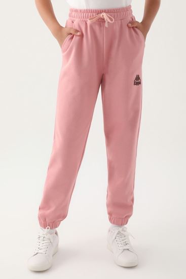 7-16 Yaş KAPPA Unısex Çocuk Eşofman Altı -Pembe-
