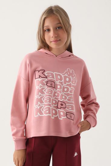 7-16 Yaş KAPPA Kız Çocuk Sweatshırt -Pembe-