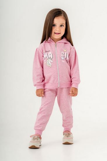9-24 Ay Unıcornn Magic Kız Bebek Hırkalı Takım -Pembe-